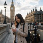 First-time visitor navigating London